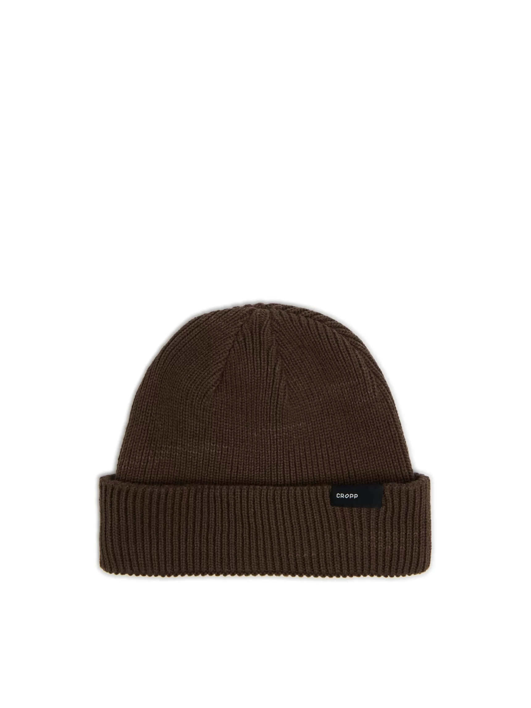 Cropp Mützen | Basic>Beanie with patch Kaffeebraun