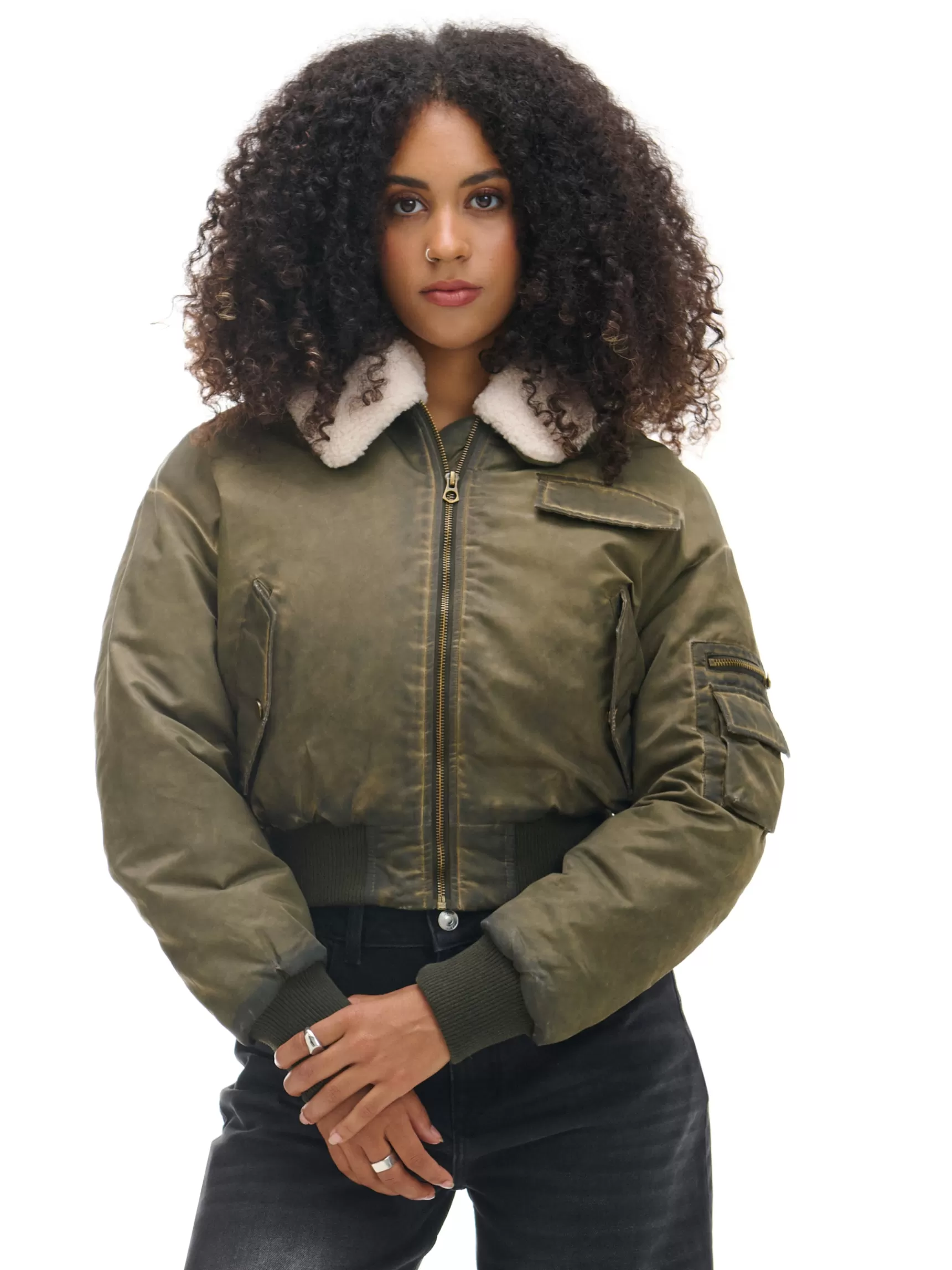 Cropp Jacken, Mäntel>Bomberjacke Gru00fcn