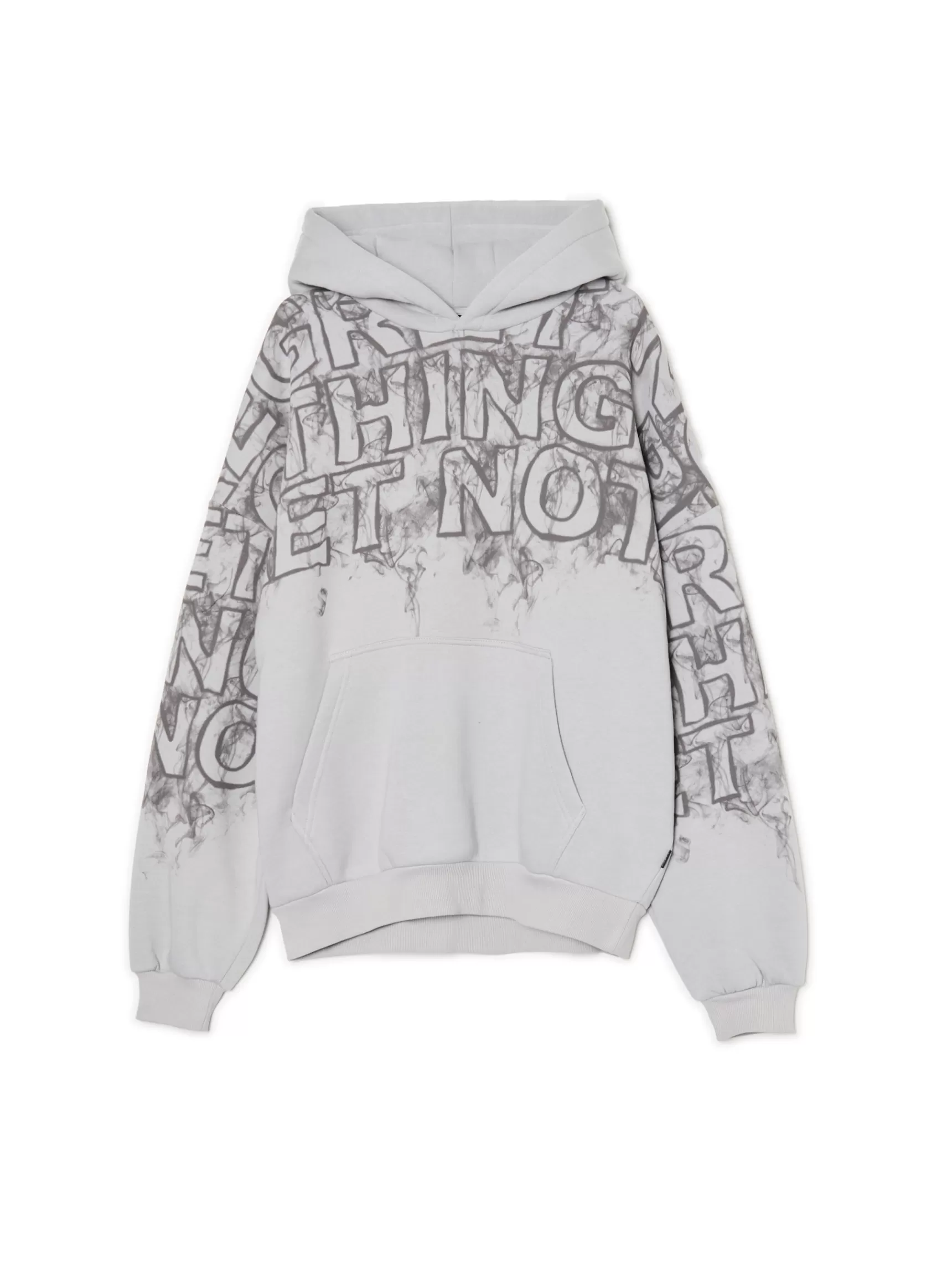Cropp Sweatshirts>Hoodie mit Druck Grau