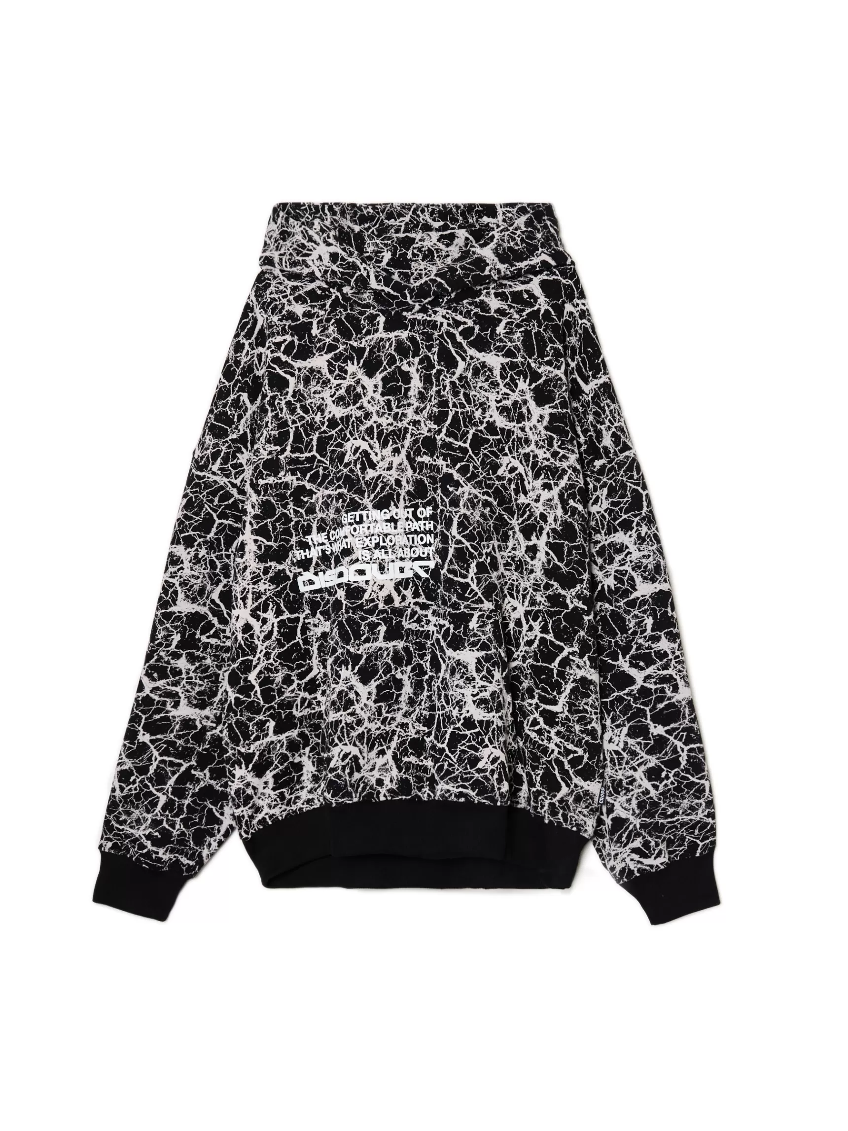Cropp Sweatshirts>Hoodie mit Druck Schwarz