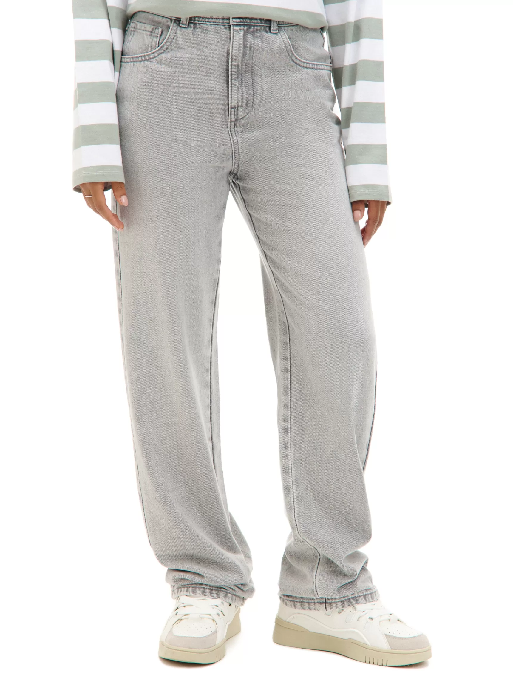 Cropp Jeanshosen>Jeans im Straight-Fit Grau