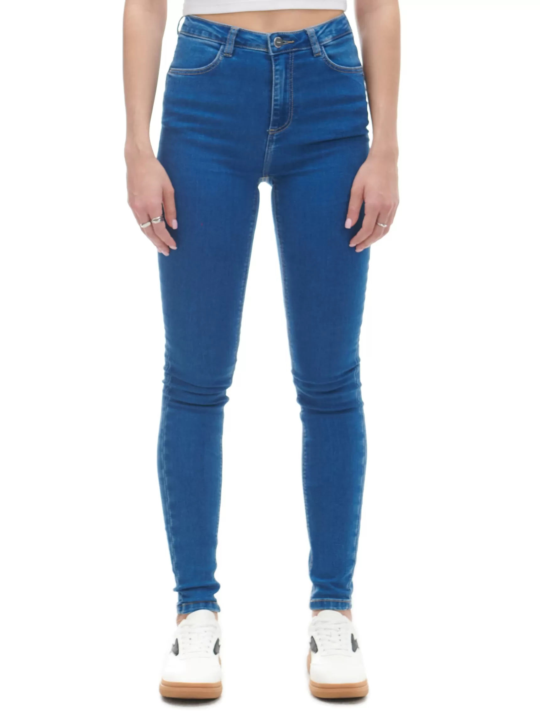 Cropp Jeanshosen>Jeans mit hoher Taille Blau