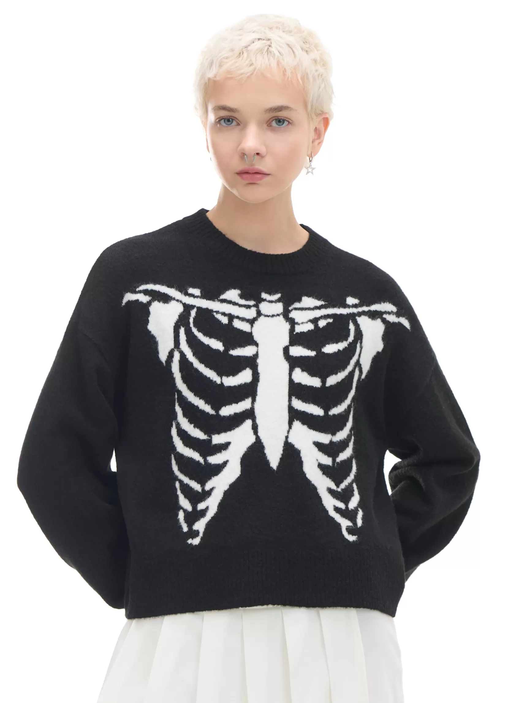 Cropp Pullover>Pullover Schwarz