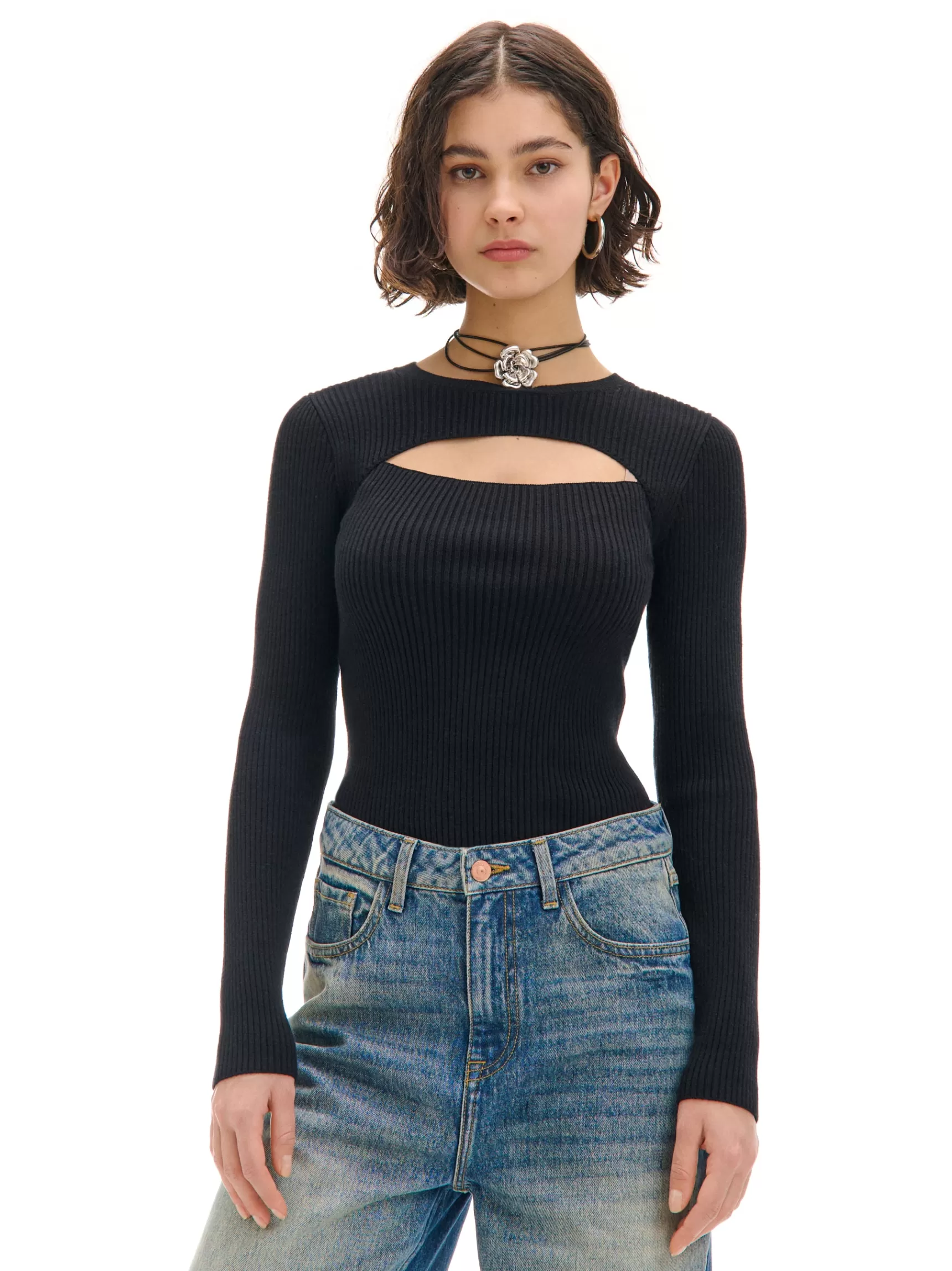 Cropp Pullover>Pullover Schwarz