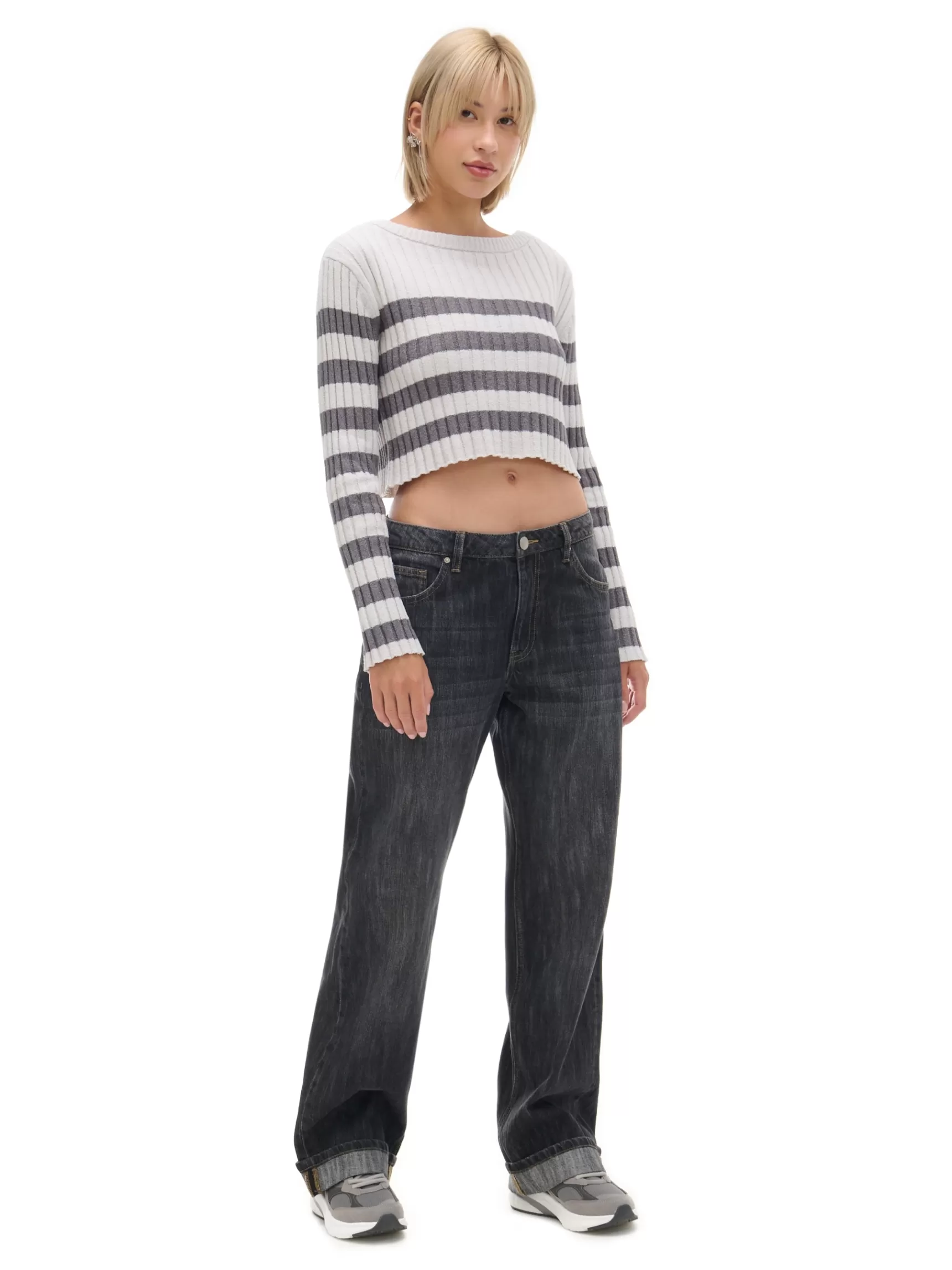 Cropp Pullover>Pullover Grau