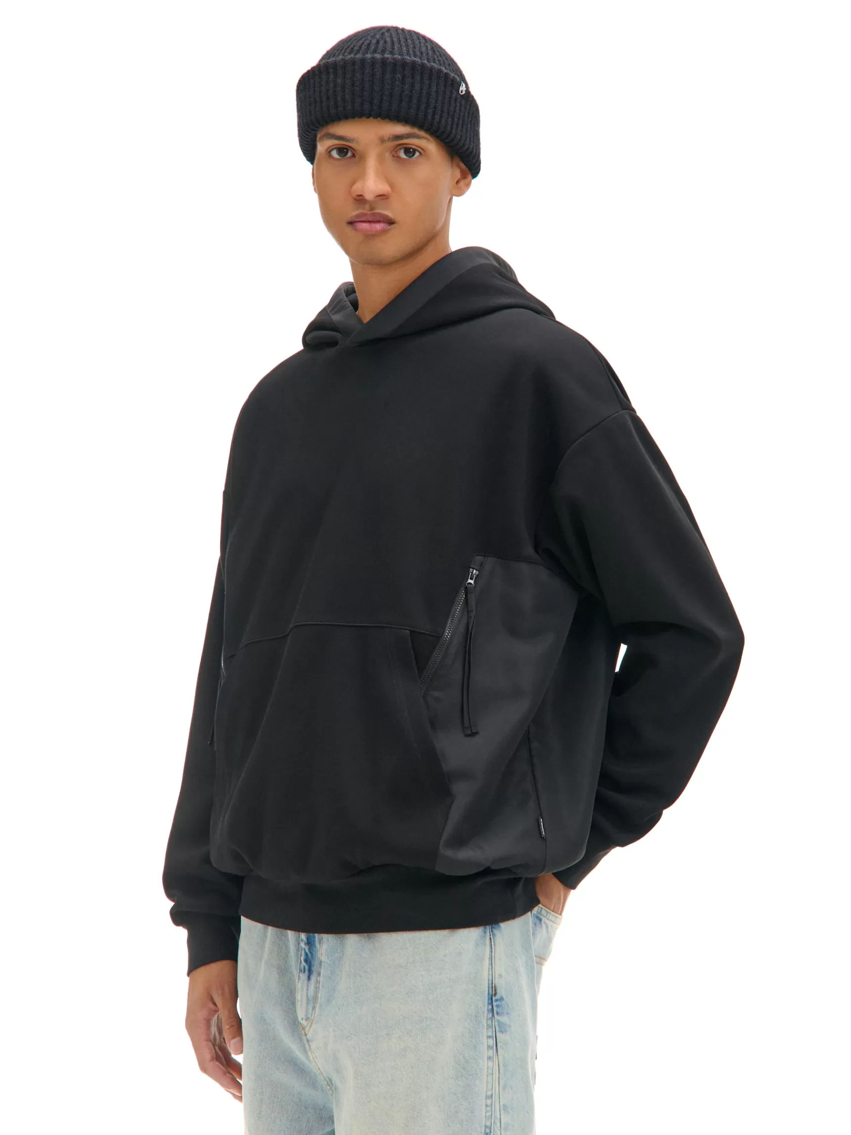Cropp Sweatshirts>es Kapuzensweatshirt Schwarz