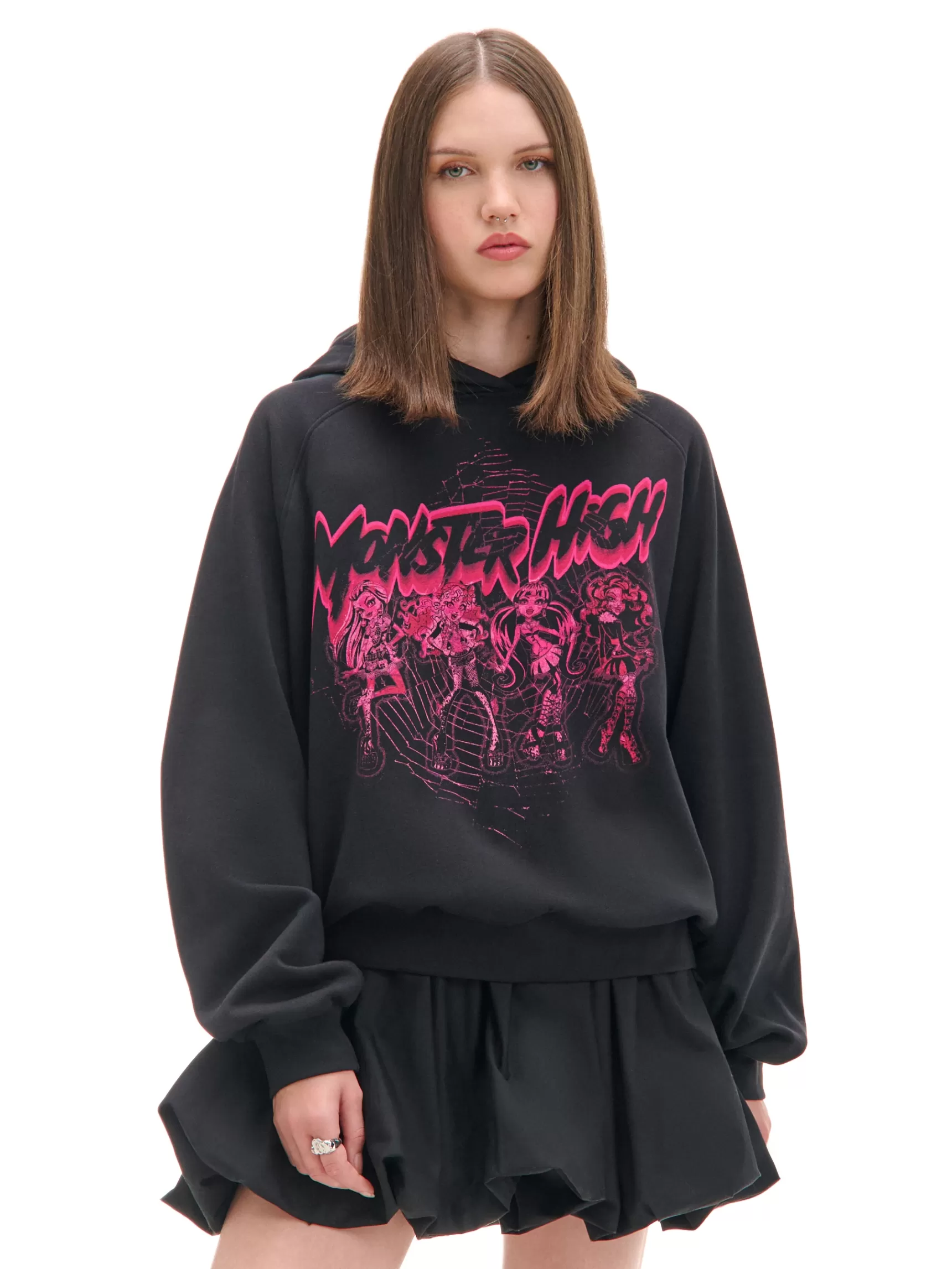 Cropp Sweatshirts>es Kapuzensweatshirt Monster High Schwarz