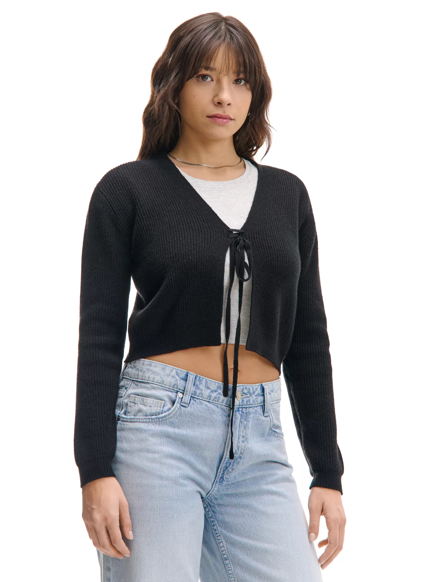 Cropp Pullover>Strickjacke Schwarz