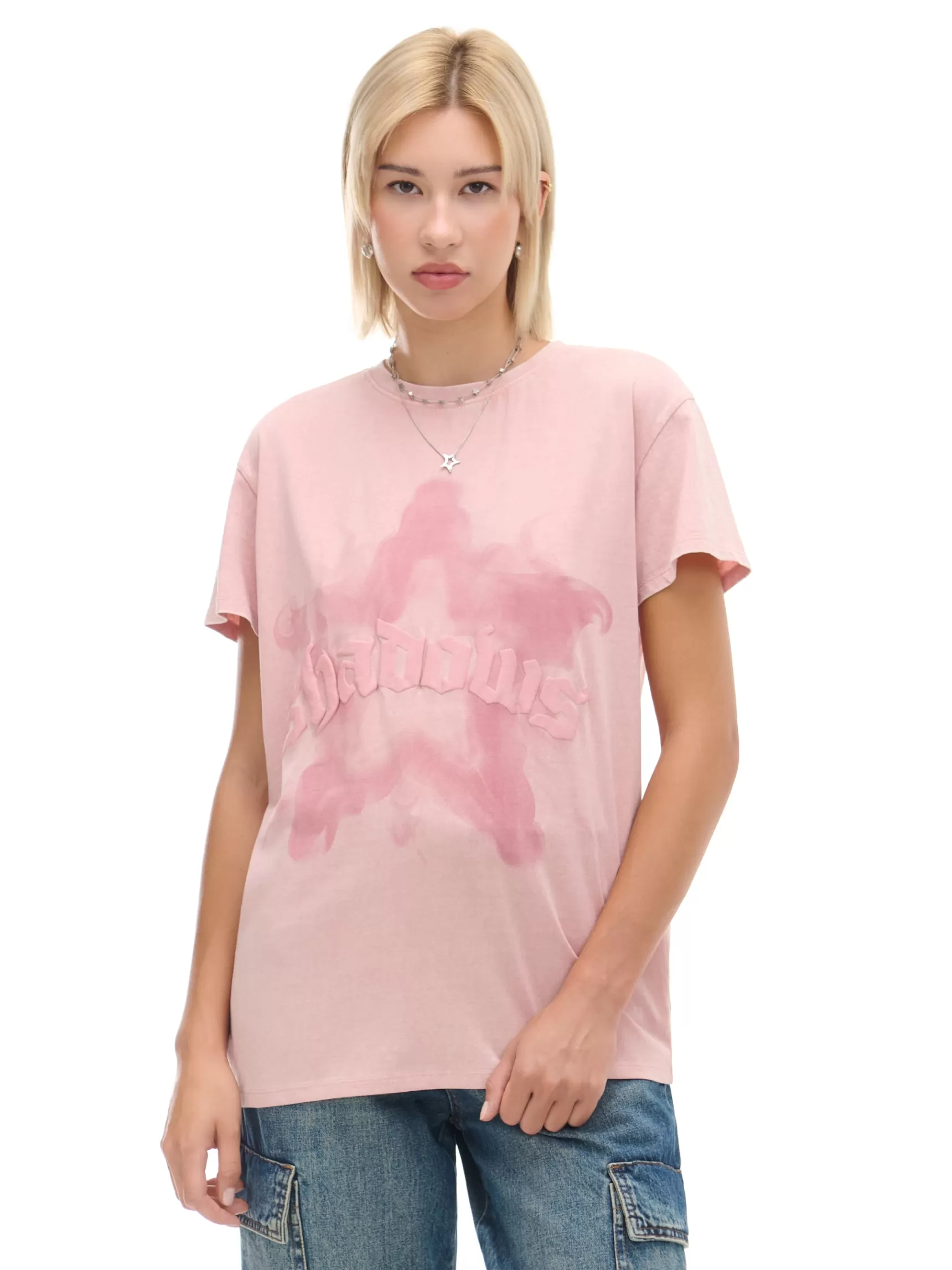 Cropp T-shirts, Tops>T-Shirt mit Aufdruck Pastellrosa