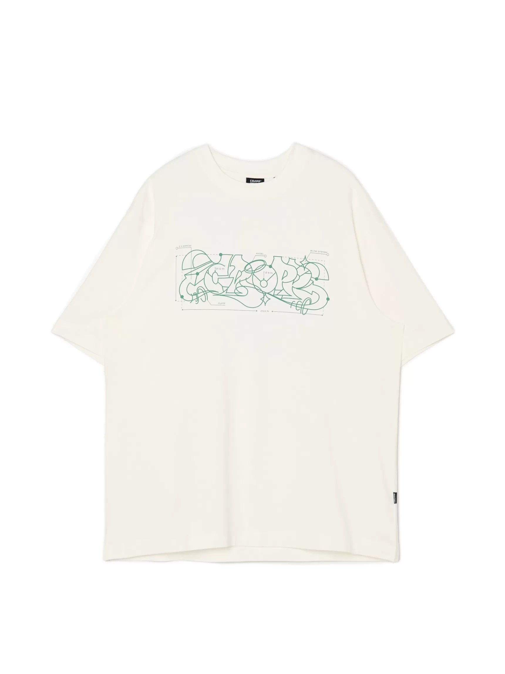 Cropp T-shirts>T-Shirt mit Aufdruck Creme