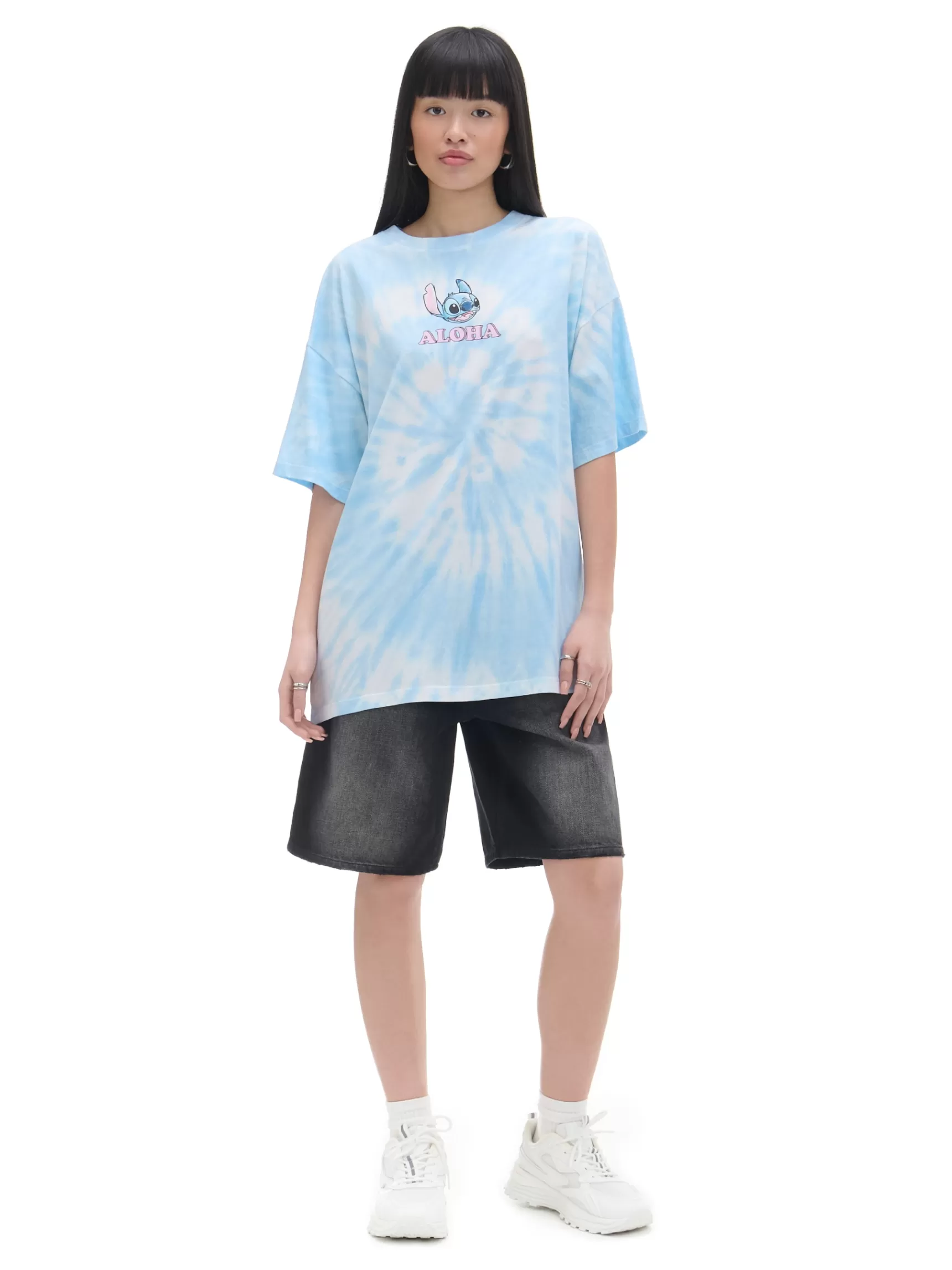Cropp T-shirts, Tops>T-Shirt mit Aufdruck Lilo & Stitch Disney Mehrfarbig