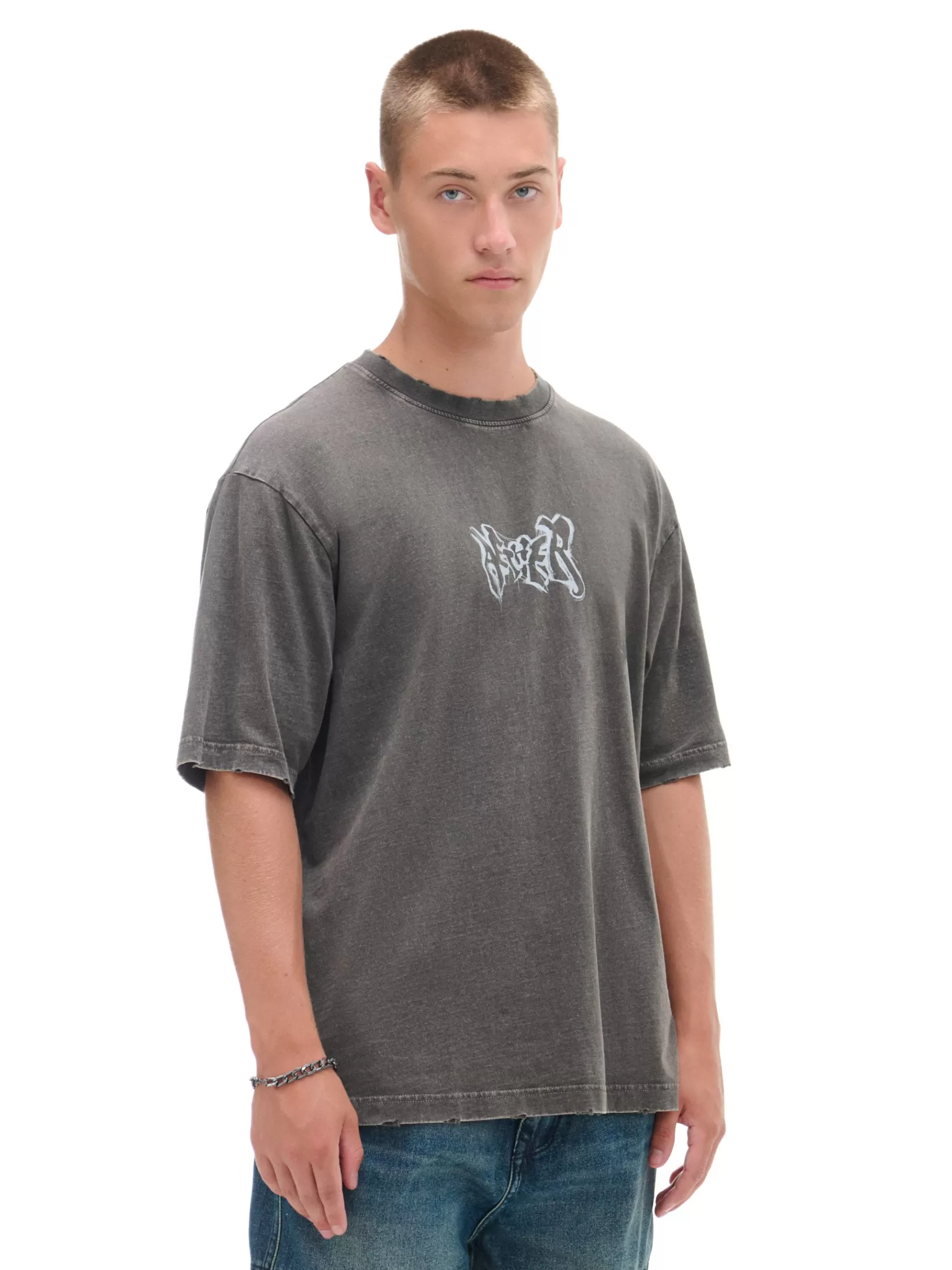 Cropp T-shirts>T-Shirt mit Print Grau