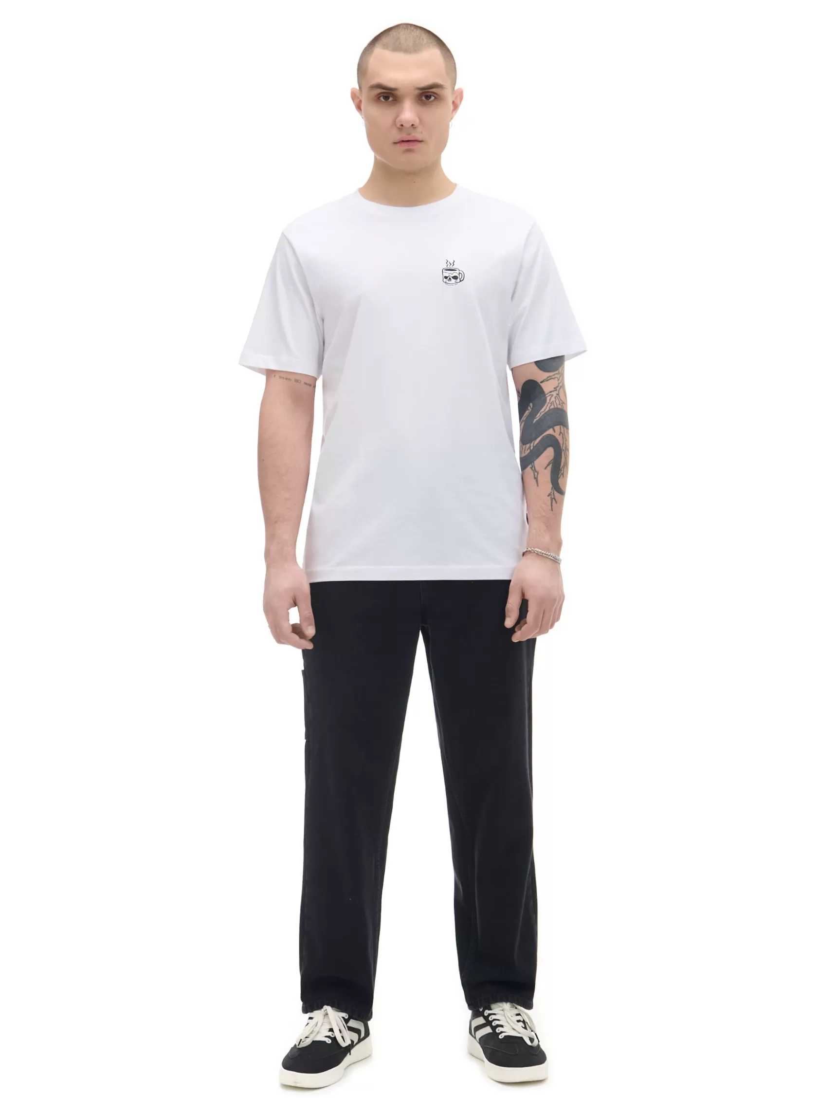 Cropp T-shirts>T-Shirt mit Stickerei Weiu00df